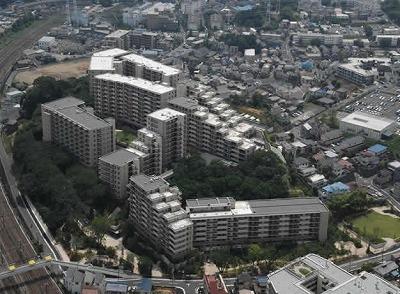 aerial photograph. It is seen from the sky site (June 2008) Shooting