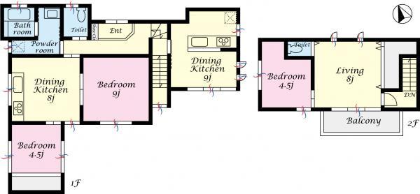 Floor plan. 29,800,000 yen, 3LDK, Land area 165.04 sq m , Building area 99.35 sq m