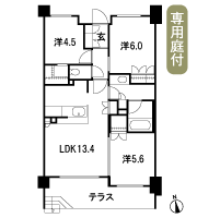 Floor: 3LDK + WIC, the occupied area: 65.51 sq m, Price: 48,980,000 yen, now on sale