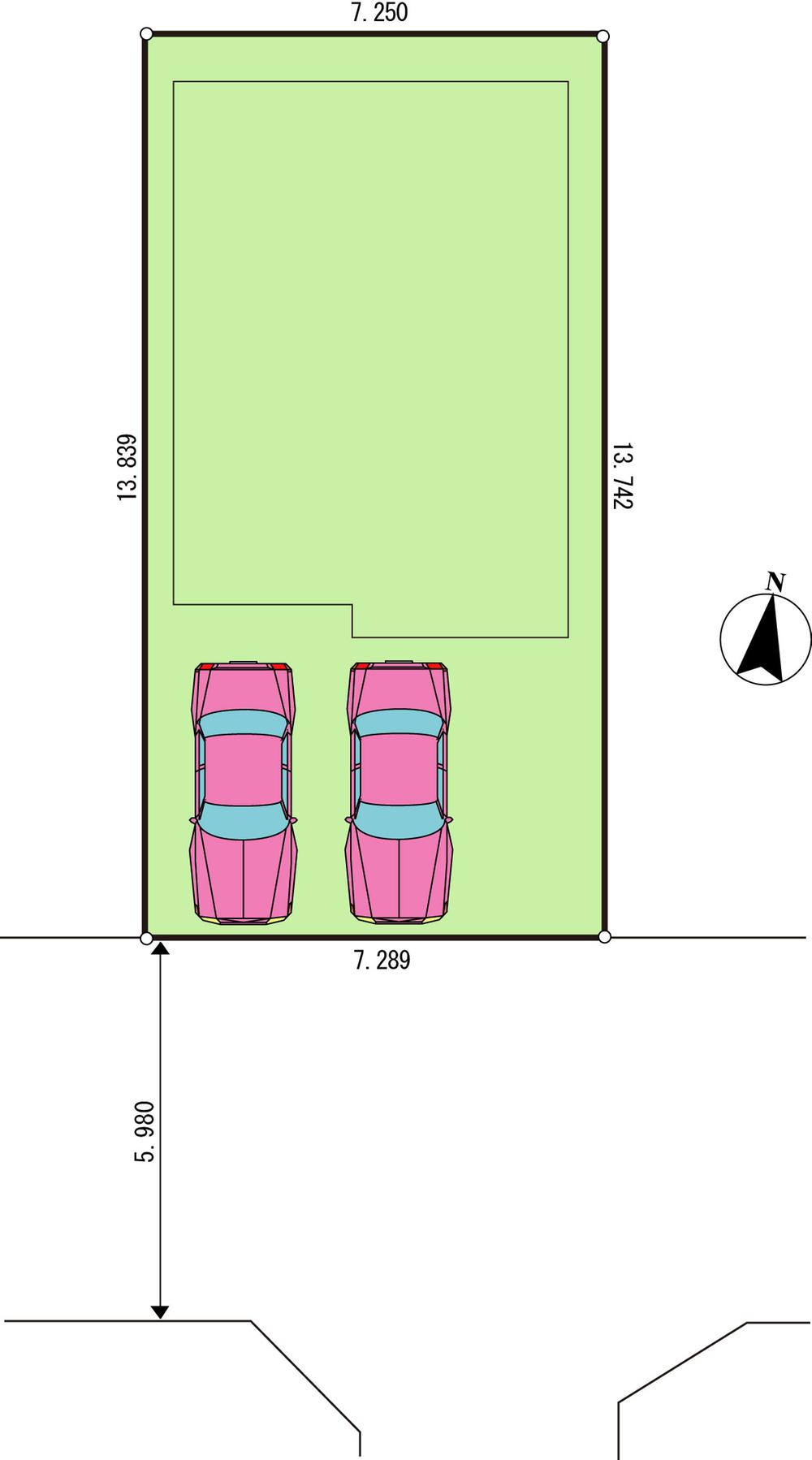 Compartment figure. 39,800,000 yen, 4LDK, Land area 100.06 sq m , Building area 100.16 sq m