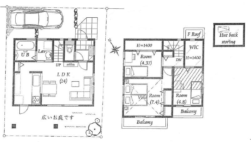 Floor plan. 26,800,000 yen, 3LDK, Land area 84.17 sq m , Building area 67 sq m