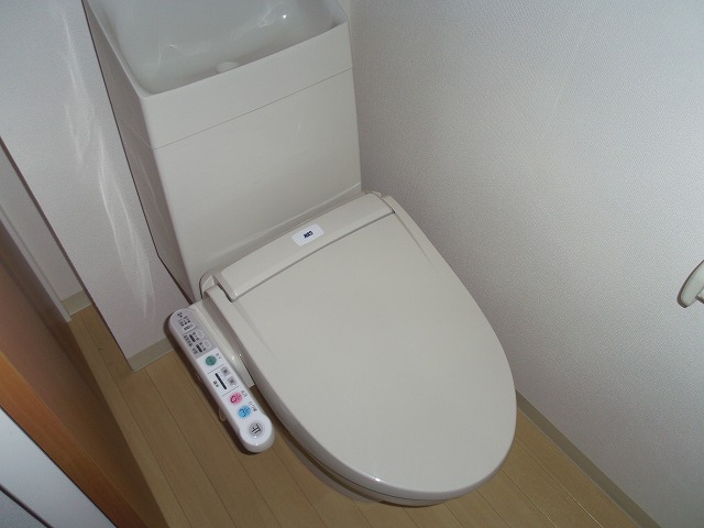 Toilet. With warm water washing toilet seat