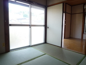 Living and room. Japanese and Western are connected by a sliding door