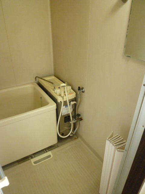 Bath. It is with reheating in the balance kettle ☆ Taken by bus entrance.