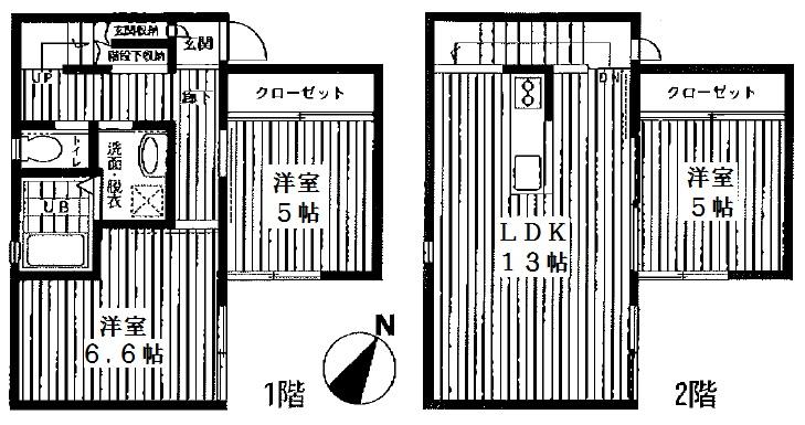 Floor plan. 23.8 million yen, 3LDK, Land area 85.21 sq m , Building area 70.06 sq m