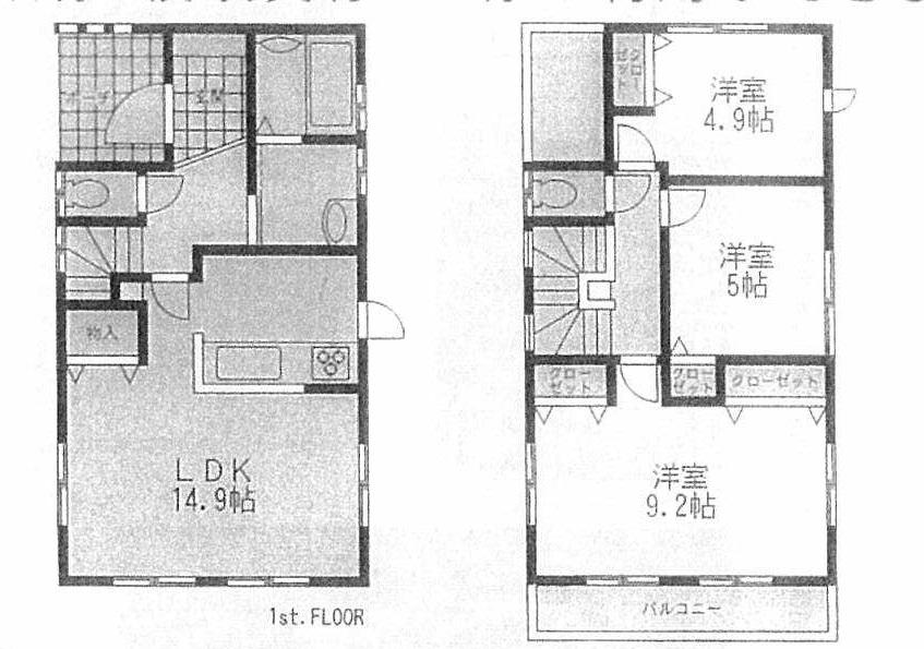 Floor plan. 28,950,000 yen, 3LDK, Land area 104.56 sq m , Building area 82.83 sq m