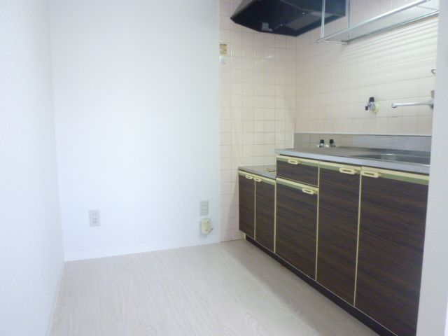 Kitchen. It is also a large kitchen space