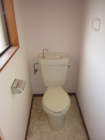 Toilet. There is also a toilet two places window