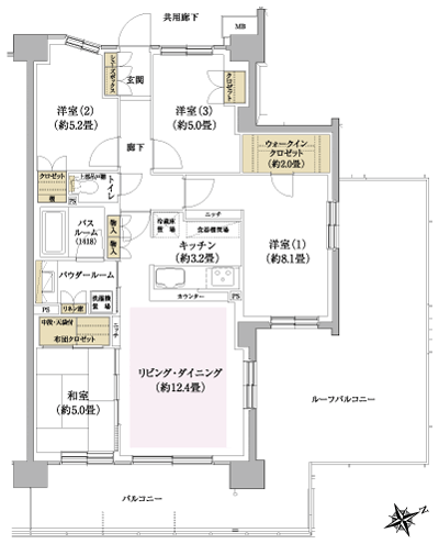 Floor: 4LDK, the area occupied: 86.5 sq m, Price: TBD