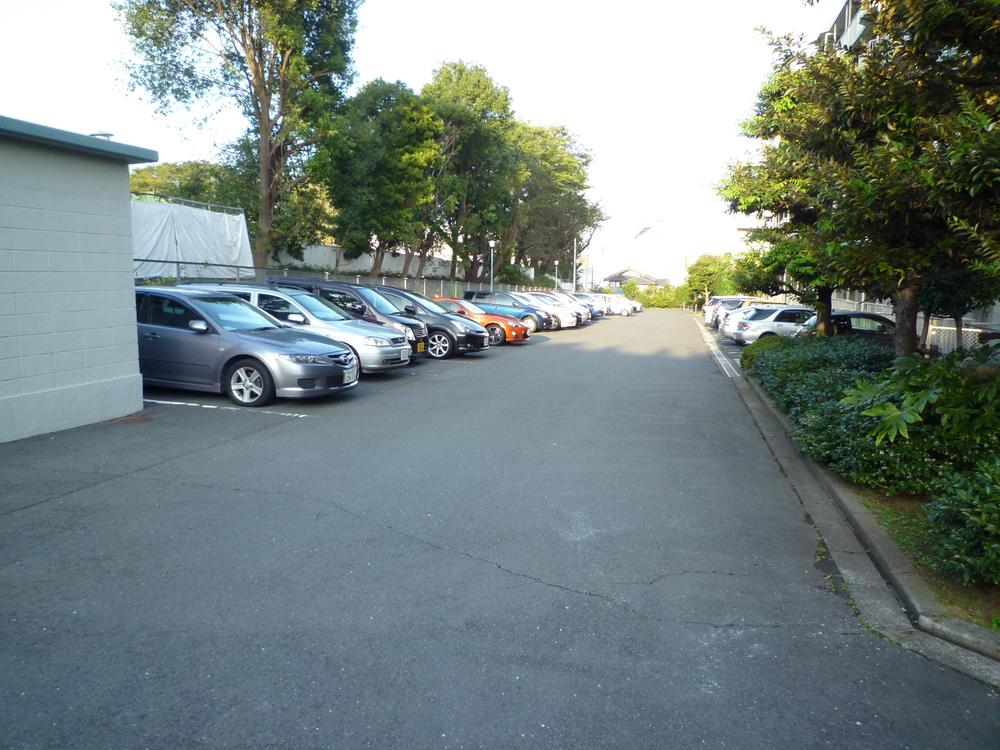 Parking lot. Common areas