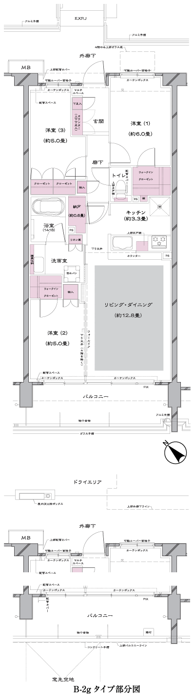 Floor: 3LDK + N + 2WIC, occupied area: 73.38 sq m, Price: TBD