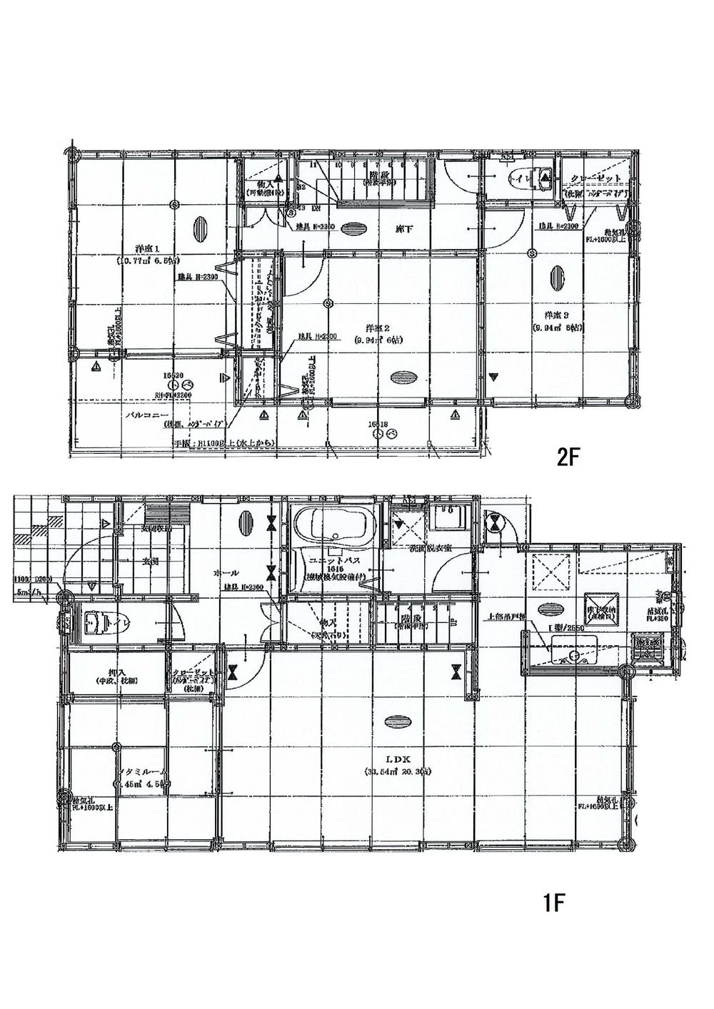 Floor plan. Price 41,850,000 yen, 4LDK, Land area 157.67 sq m , Building area 104.54 sq m