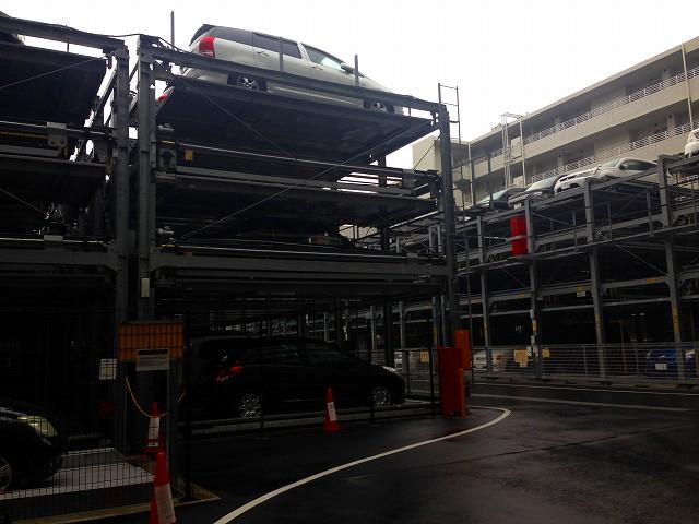 Parking lot. Common areas