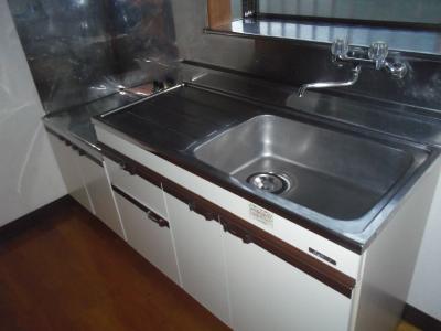 Kitchen. It is a popular gas stove corresponding kitchen (* ^^) v