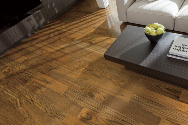 Adopt a veneer flooring feel the natural warmth to life (living ・ Dining flooring same specifications photo)