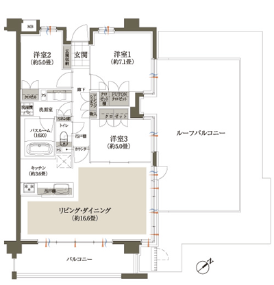 Floor: 3LDK, occupied area: 81.04 sq m, Price: TBD