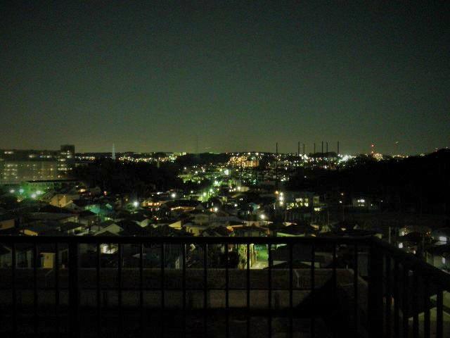 View photos from the dwelling unit. Beautiful night view