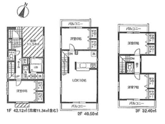 Floor plan. 33,800,000 yen, 4LDK, Land area 68.95 sq m , Building area 115.02 sq m floor plan