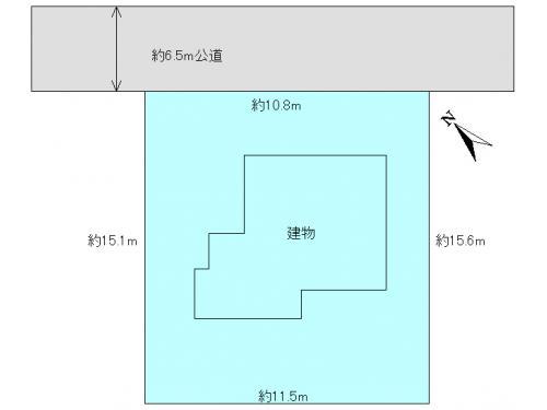 Compartment figure. Land price 32,800,000 yen, Land area 170.37 sq m