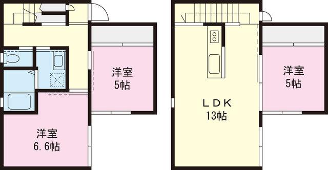 Floor plan. 23,927,000 yen, 3LDK, Land area 80.82 sq m , Building area 70.06 sq m