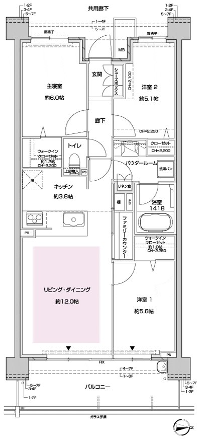 Floor: 3LDK, occupied area: 72.45 sq m, Price: 27,690,000 yen, now on sale
