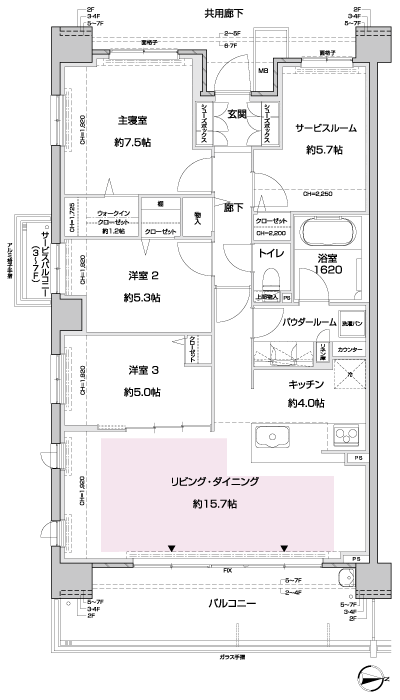 Floor: 3LDK + S, the occupied area: 91.31 sq m, Price: 35,090,000 yen, now on sale