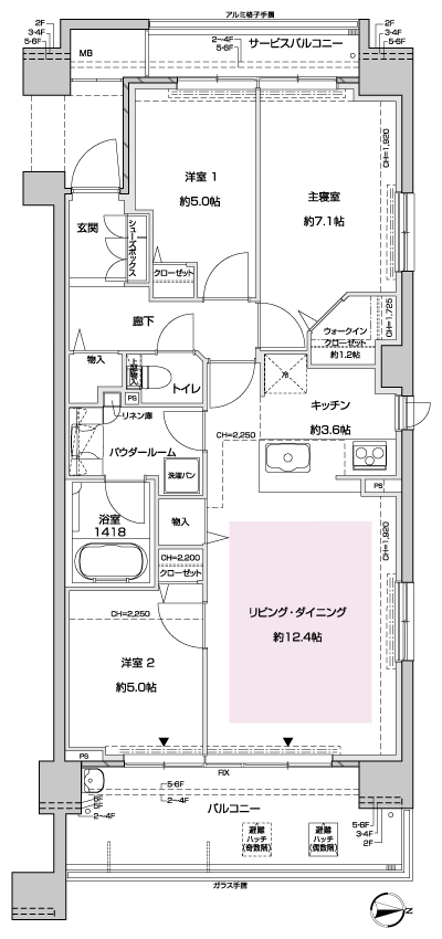 Floor: 3LDK, occupied area: 74.47 sq m, Price: 27,490,000 yen, now on sale