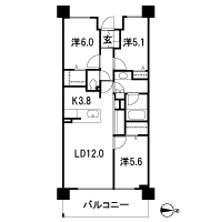 Floor: 3LDK, occupied area: 72.45 sq m, Price: 27,690,000 yen, now on sale