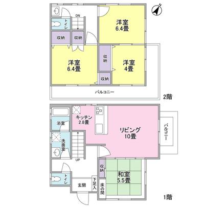 Floor plan. Already the room renovation. 4LDK is the type of floor plan. 