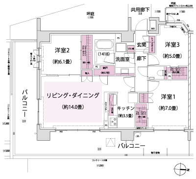 Floor: 3LDK + 3WIC + N, the occupied area: 81.39 sq m, Price: 51,800,000 yen, now on sale