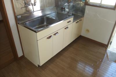 Kitchen. It is a popular gas stove corresponding kitchen (* ^^) v