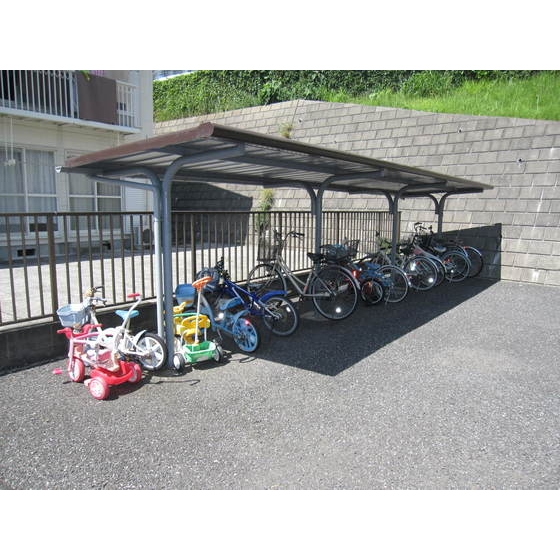 Other common areas. On-site bicycle parking lot