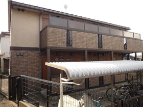 Building appearance. Daiwa House construction of apartment