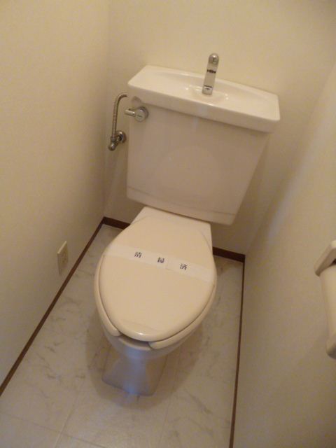 Toilet. Toilet space. 