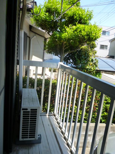 Balcony. It is a veranda. 