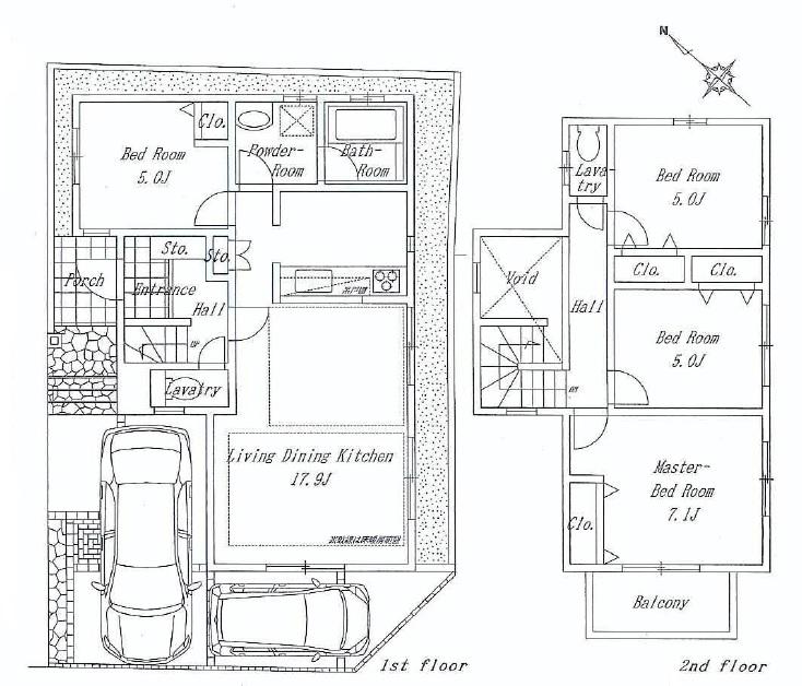 Floor plan. 39,800,000 yen, 4LDK, Land area 101.92 sq m , Building area 93.57 sq m