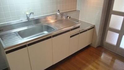 Kitchen. It is a popular gas stove corresponding kitchen (* ^^) v