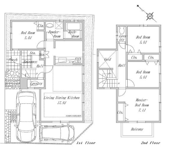 Floor plan. 39,800,000 yen, 4LDK, Land area 101.93 sq m , Building area 93.57 sq m floor plan