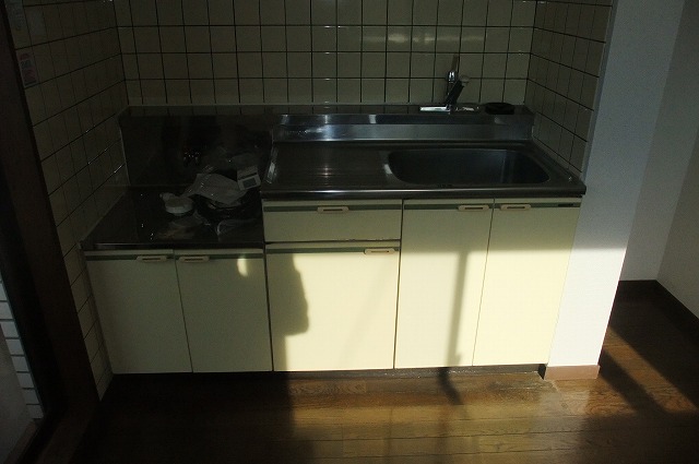 Kitchen. It is a popular gas stove corresponding kitchen (* ^^) v