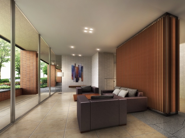 Building structure. Lounge Rendering