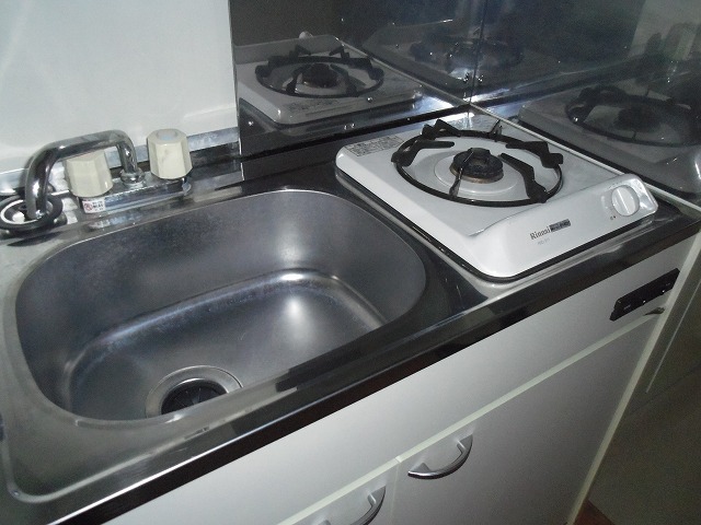 Kitchen. It is a popular gas stove corresponding kitchen (* ^^) v