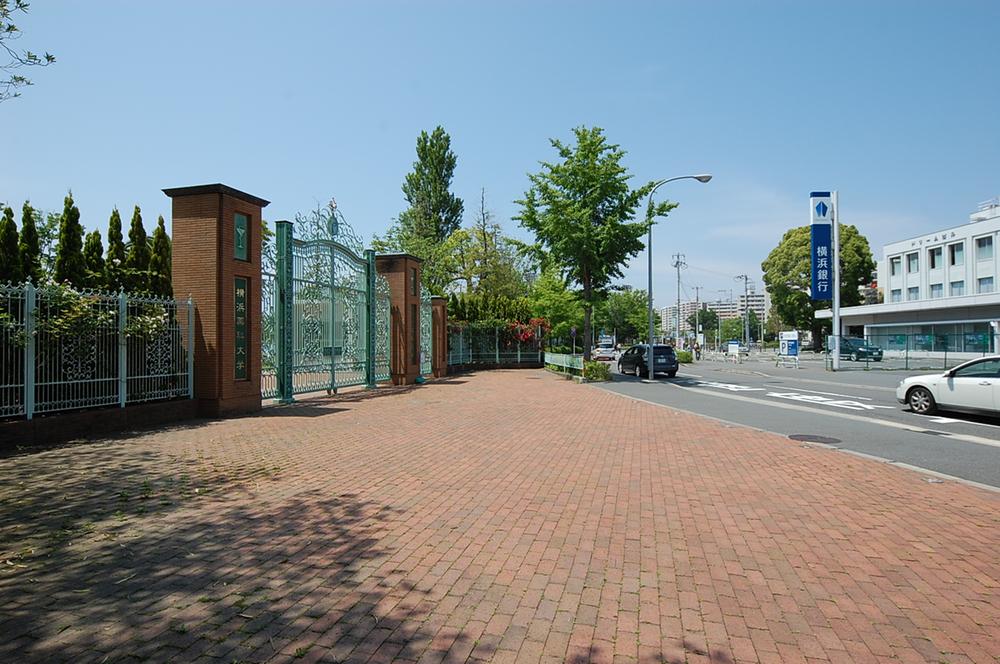 library. College of Pharmacy, which was built in 900m Dreamland site to Yokohama College of Pharmacy Library. Also reborn as a new cityscape around. 