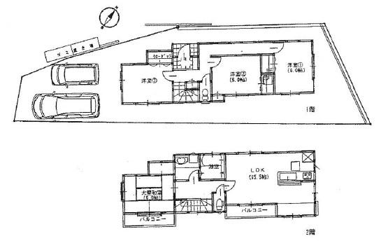 Floor plan. 31,800,000 yen, 4LDK, Land area 141 sq m , Building area 100.19 sq m