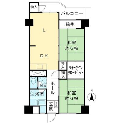 Floor plan. Kanagawa Prefecture, Totsuka-ku, Yokohama-shi Fukaya-cho