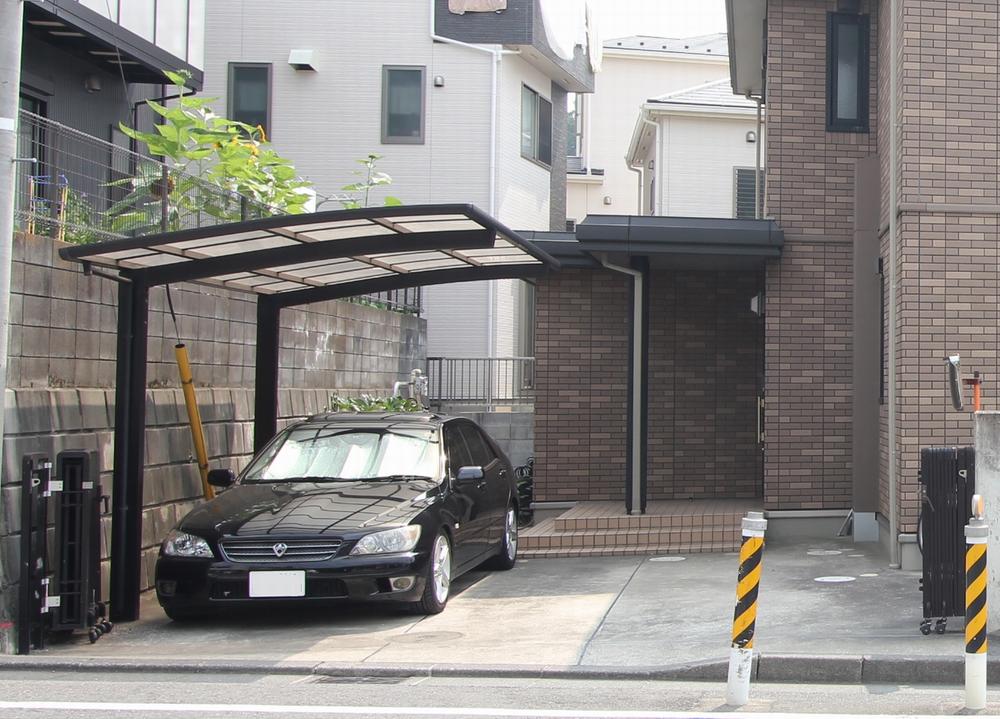 Parking lot. Carport