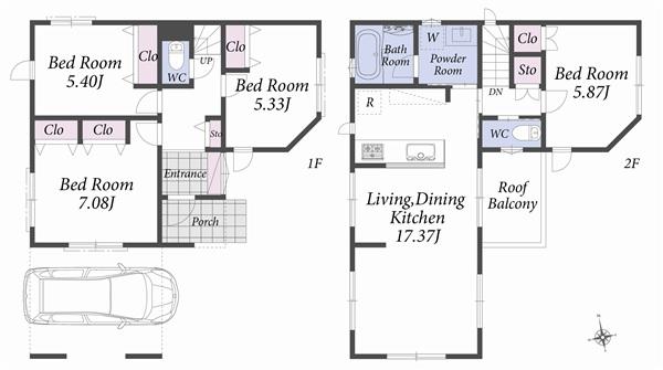 Floor plan. Floor plan B Building
