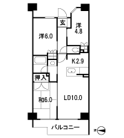 Floor: 3LDK, the area occupied: 61.3 sq m, Price: 45,700,000 yen, now on sale