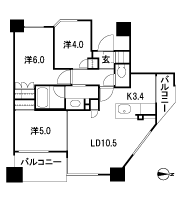 Floor: 3LDK, occupied area: 60.84 sq m, Price: 49,400,000 yen, now on sale