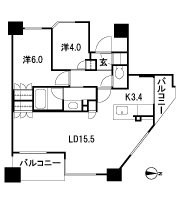 Floor: 2LDK, occupied area: 60.84 sq m, Price: 51,600,000 yen ・ 52,600,000 yen, now on sale