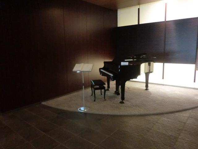 lobby. Also installed a piano in the lobby